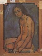 Amedeo Modigliani Nu assis (mk39) oil painting on canvas